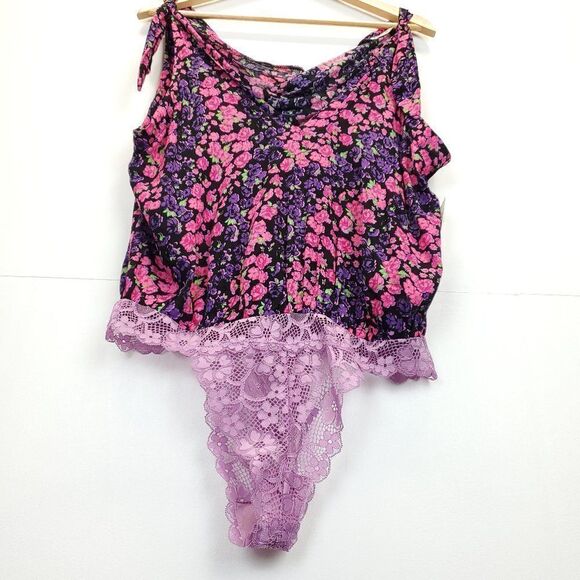 Free People Intimately Bare It All Floral Bodysuit - Picture 6 of 12